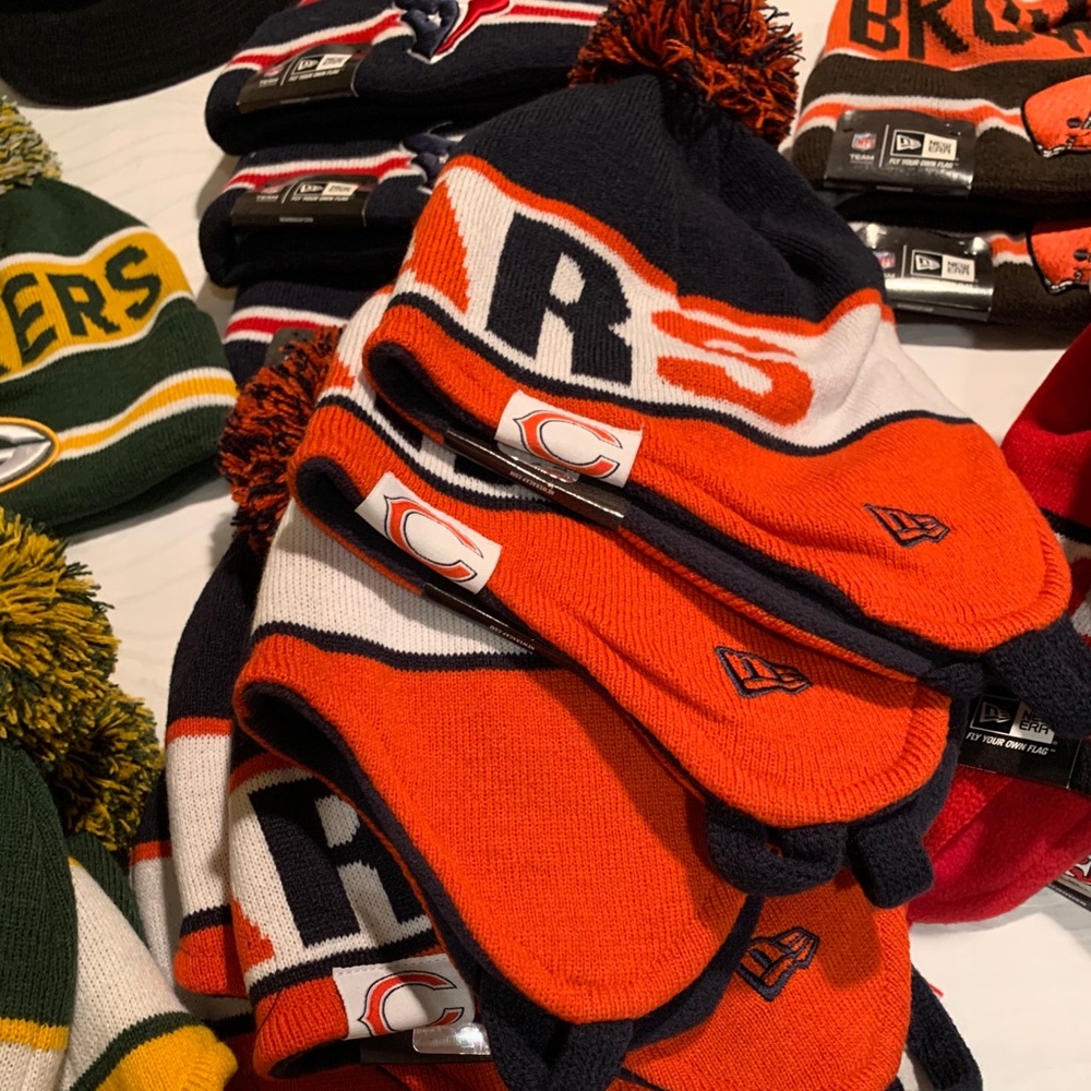 Chicago Bears snow hat